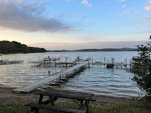 LOT42 Briar Hill Ests, Senecaville, OH 43780 - view of dock with a water view