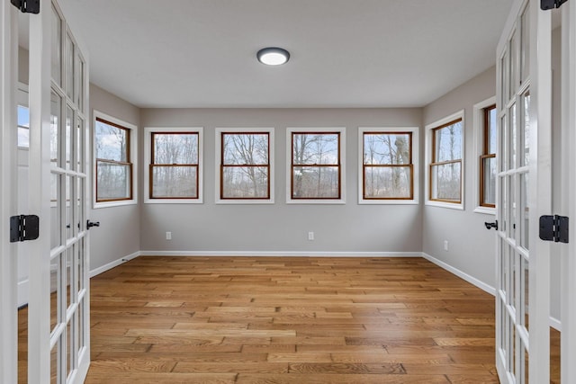 interior space featuring french doors