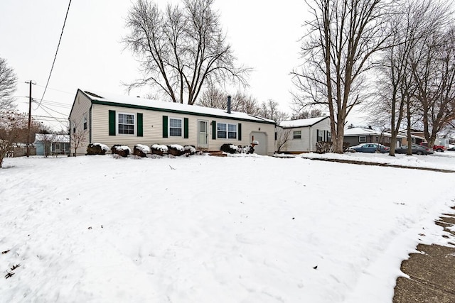 view of front of home