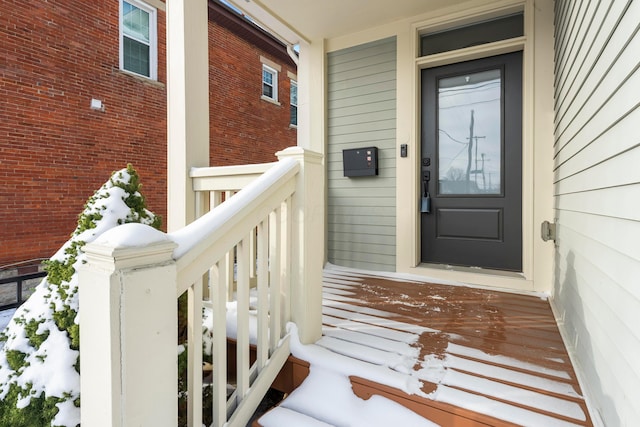 view of entrance to property