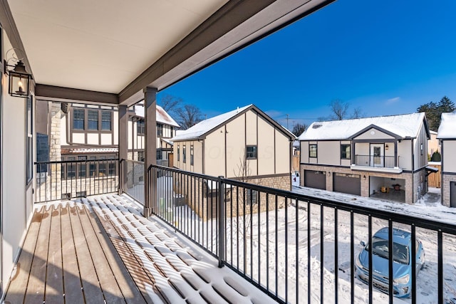 2015 W 5th Ave Unit 211, Columbus, OH 43212 - view of snow covered back of property