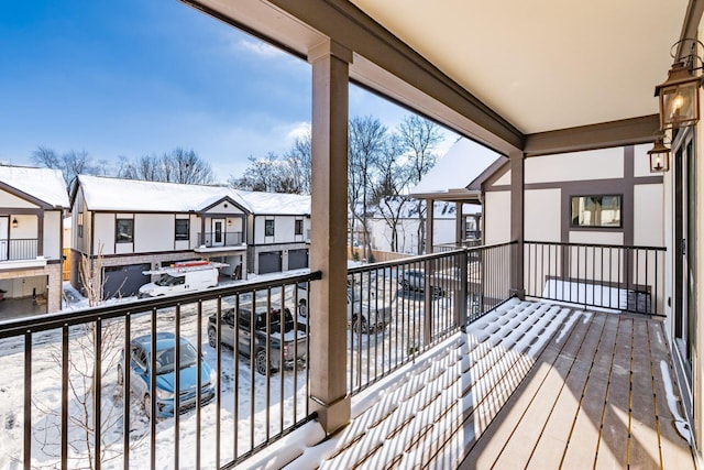 2015 W 5th Ave Unit 211, Columbus, OH 43212 - view of snow covered back of property