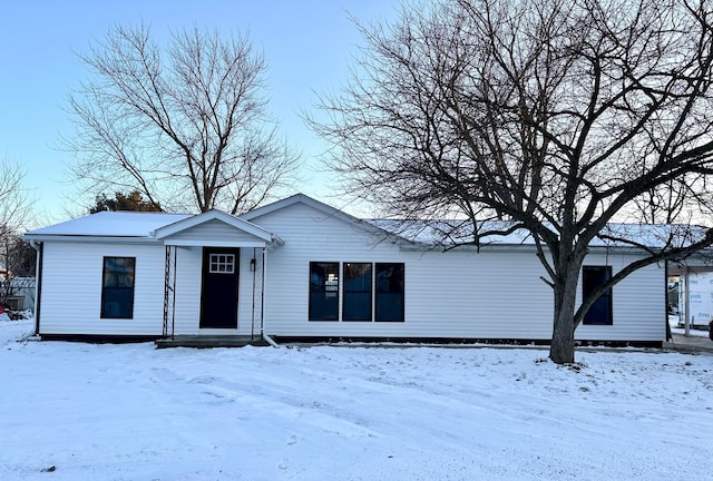 view of front of house