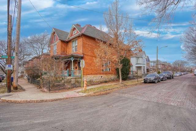 view of side of property