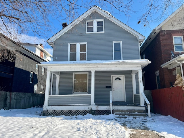 view of front of property