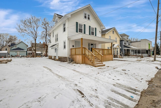 view of front of property