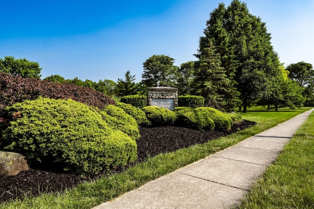 exterior space with a lawn