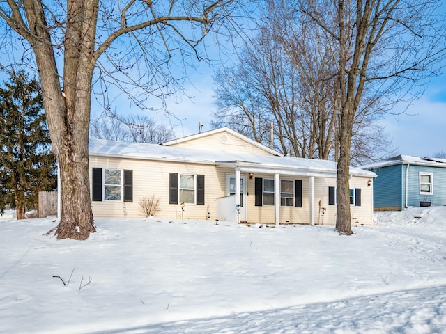 view of ranch-style house