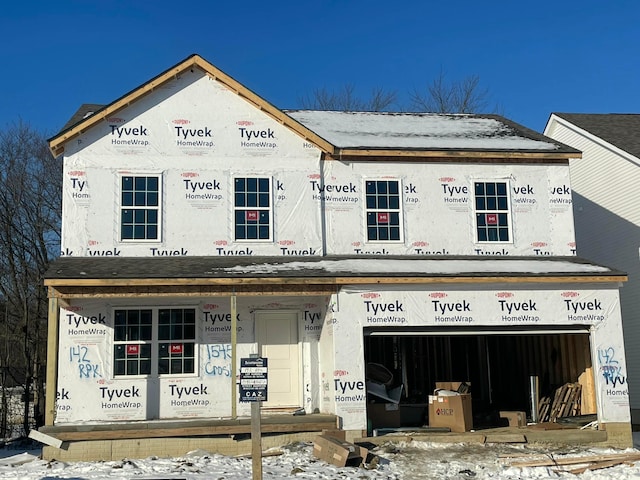 view of property in mid-construction