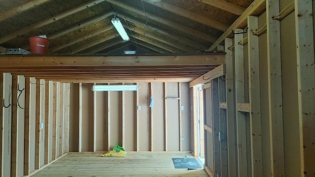 view of attic