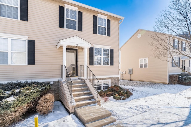 view of front of home