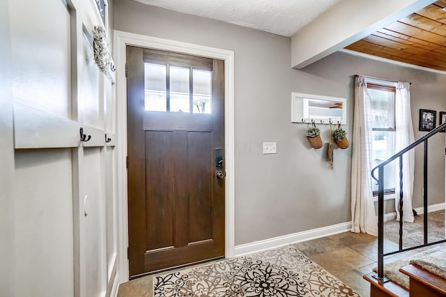 entryway featuring light tile patterned floors