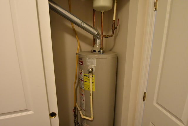 utilities featuring gas water heater