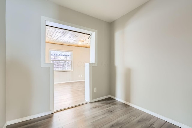 interior space featuring light hardwood / wood-style flooring