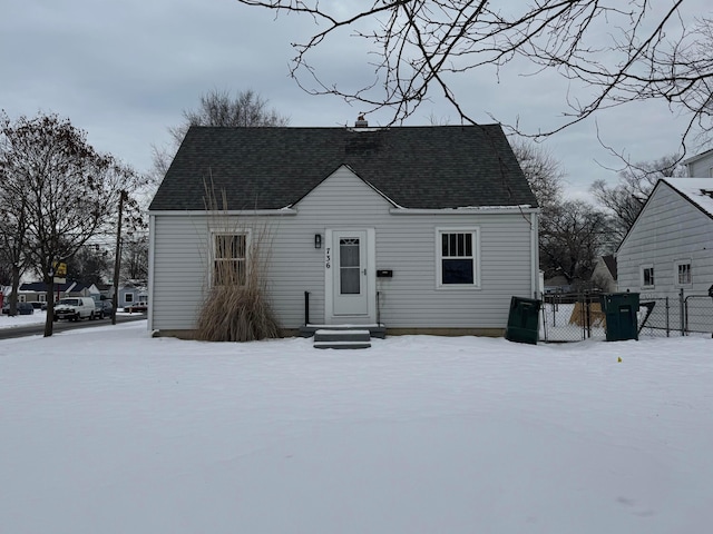 view of bungalow