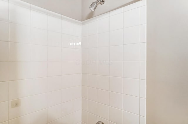 details featuring tiled shower