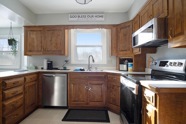 kitchen featuring sink and stainless steel appliances