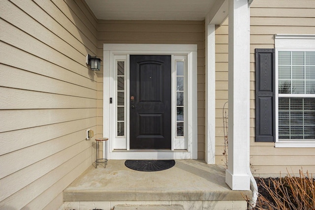 view of property entrance