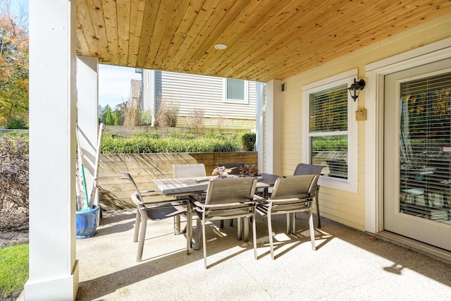 view of patio / terrace