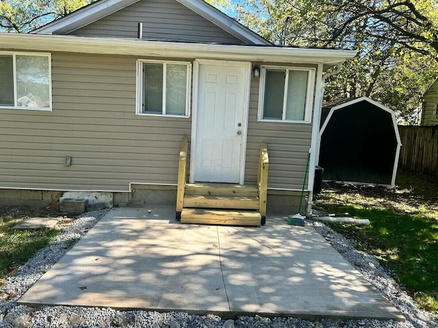 exterior space with a patio area