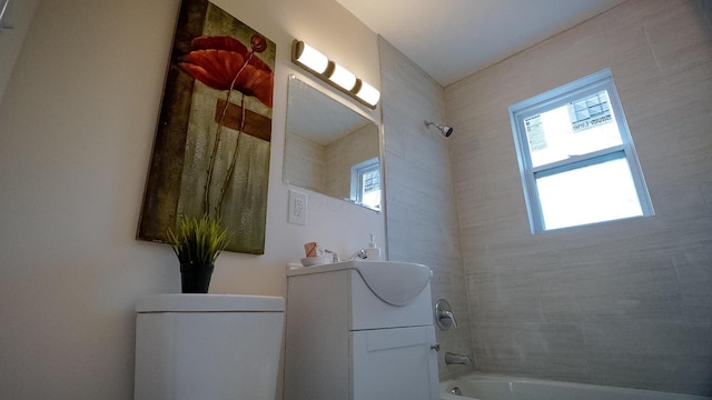 1807 Weiler Ave, Columbus, OH 43207 - full bathroom featuring plenty of natural light, shower / tub combination, and vanity