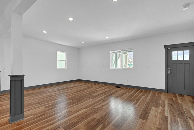 262 N 17th St, Columbus, OH 43203 - foyer entrance featuring hardwood / wood-style flooring and a wealth of natural light