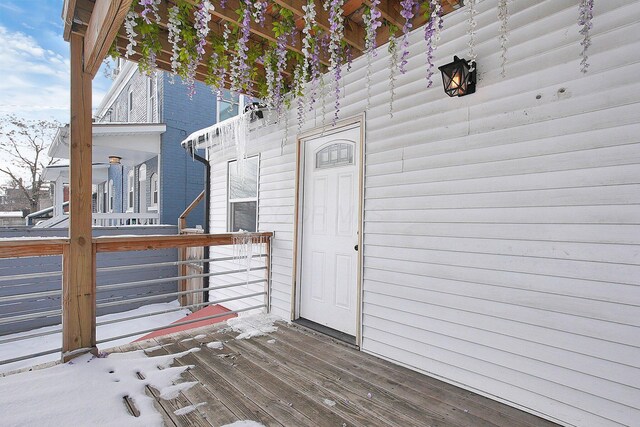 262 N 17th St, Columbus, OH 43203 - view of wooden terrace