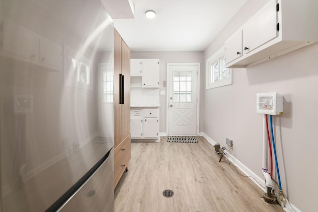 washroom featuring light wood-type flooring