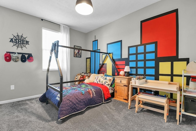 bedroom featuring carpet floors