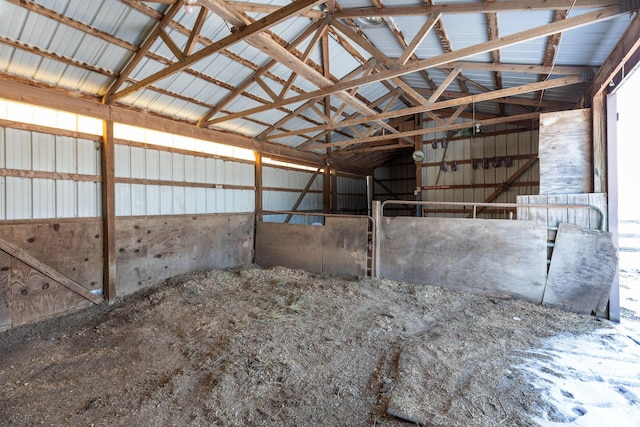 view of horse barn