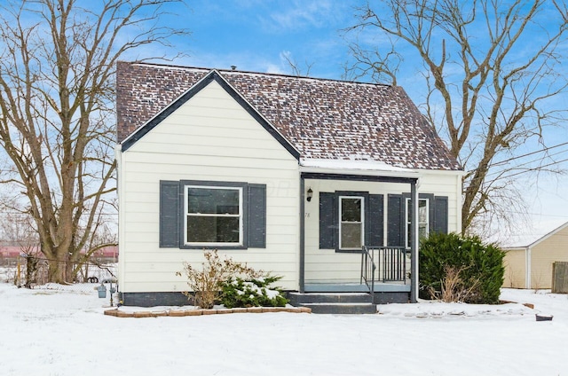 view of bungalow-style house