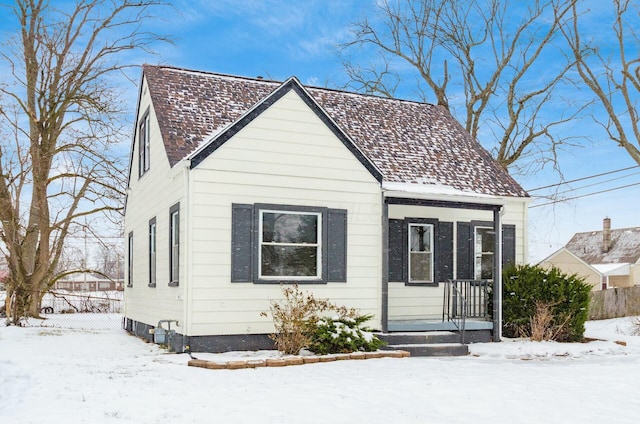 view of front of home