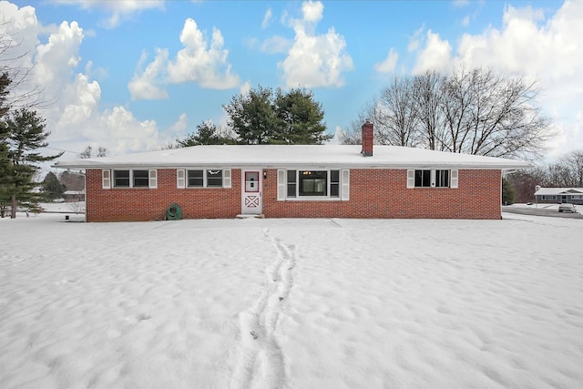 view of ranch-style house