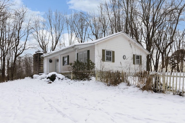 view of ranch-style home