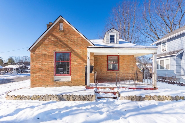 bungalow-style home featuring a porch