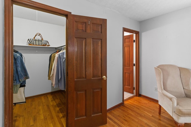 interior space featuring hardwood / wood-style flooring