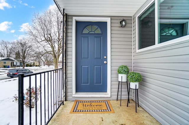 view of property entrance