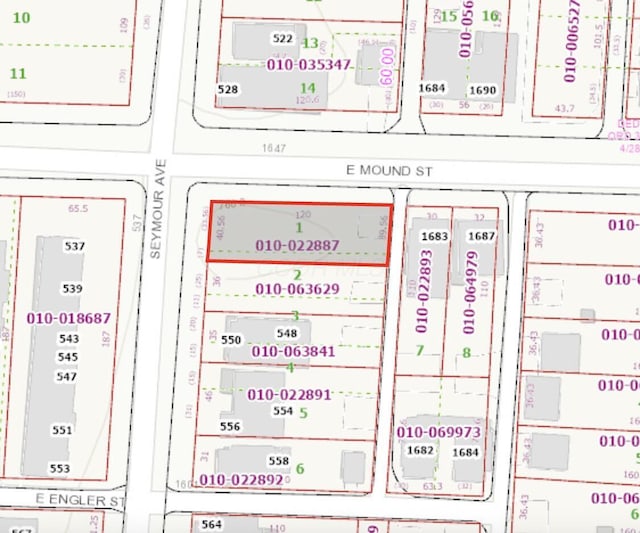 538-540 Seymour Ave, Columbus OH, 43205 land for sale