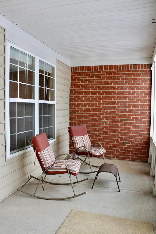 view of patio / terrace featuring covered porch