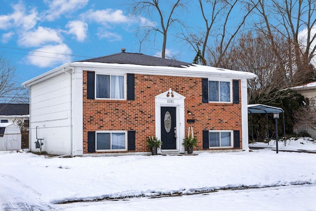 view of bi-level home