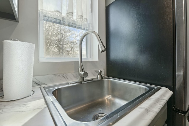 interior details with sink