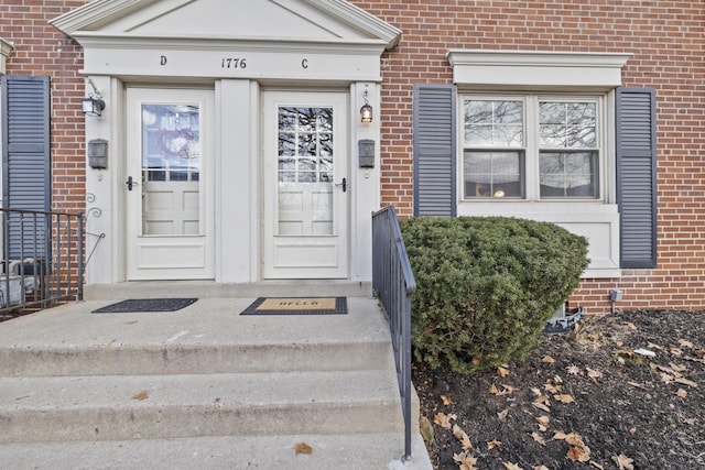 view of entrance to property