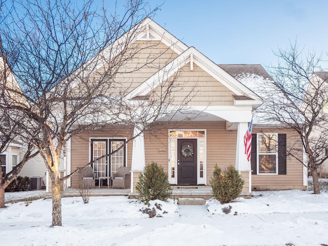 view of bungalow-style house