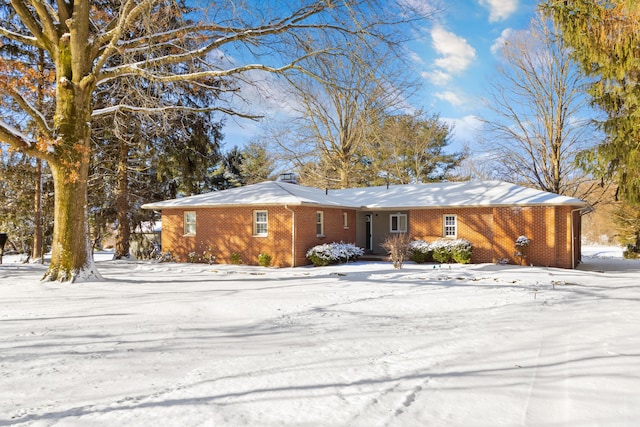 view of ranch-style home