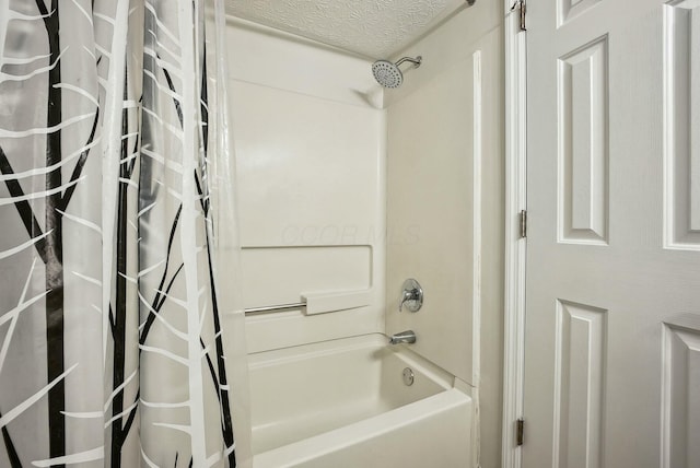 bathroom featuring shower / bath combination with curtain