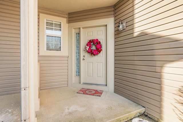 view of entrance to property