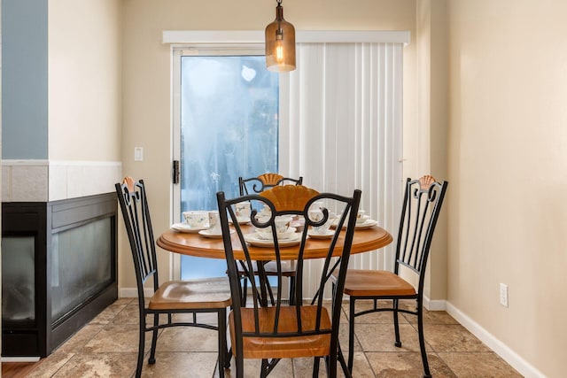 view of dining area