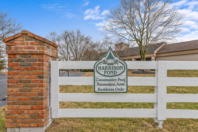 exterior space with fence