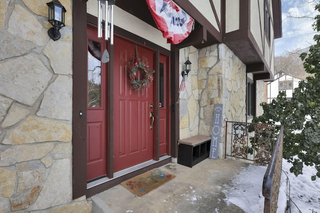 view of entrance to property