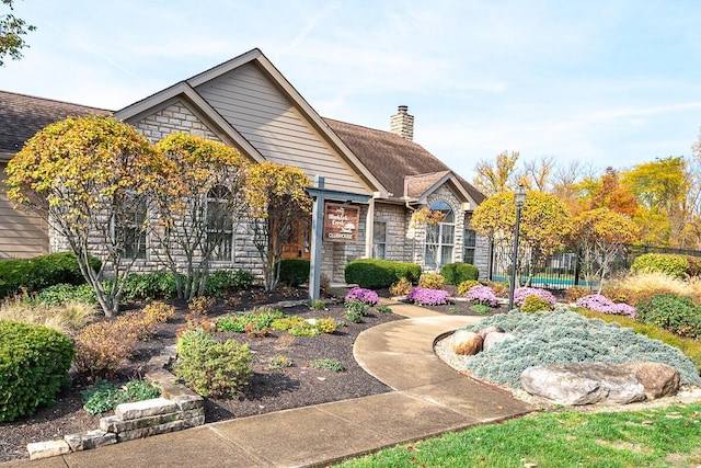 view of front of home